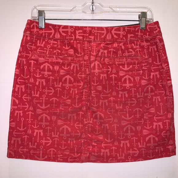 Vineyard Vines Corduroy Anchor Print Mini Skirt - Picture 3 of 7